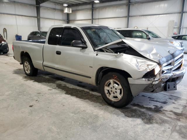 1B7GL22X01S241896 - 2001 DODGE DAKOTA SILVER photo 4