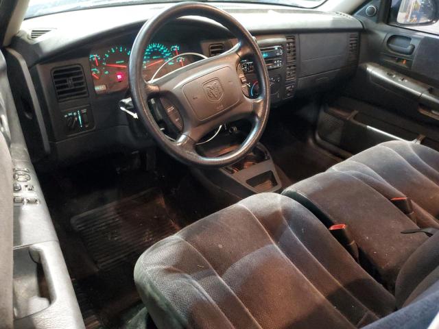1B7GL22X01S241896 - 2001 DODGE DAKOTA SILVER photo 8