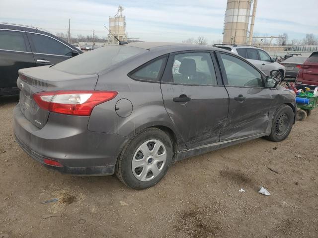 1FAHP3E2XCL466876 - 2012 FORD FOCUS S GRAY photo 3