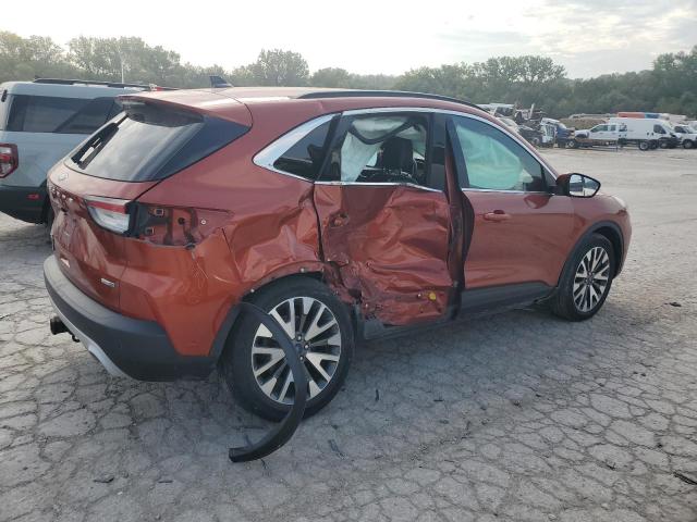 1FMCU9J94LUA58706 - 2020 FORD ESCAPE TITANIUM ORANGE photo 3