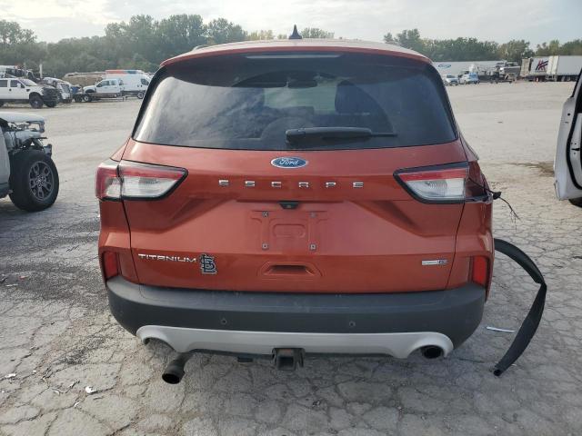 1FMCU9J94LUA58706 - 2020 FORD ESCAPE TITANIUM ORANGE photo 6