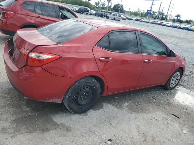 2T1BURHE9JC981406 - 2018 TOYOTA COROLLA L 勃艮第红 照片 3