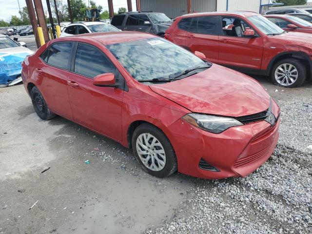 2T1BURHE9JC981406 - 2018 TOYOTA COROLLA L 勃艮第红 照片 4