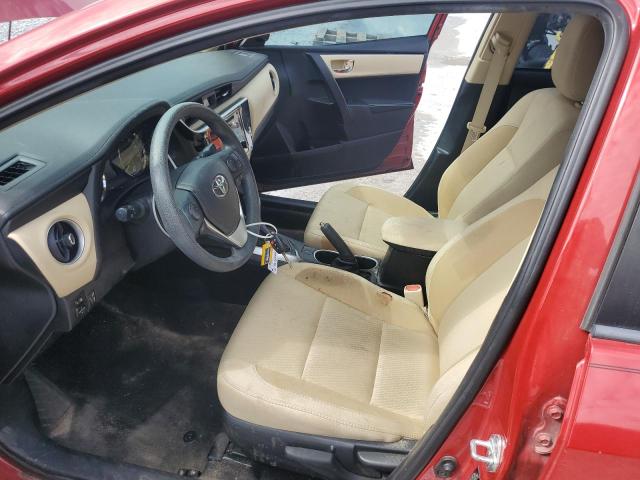 2T1BURHE9JC981406 - 2018 TOYOTA COROLLA L 勃艮第红 照片 7