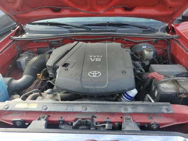 5TEUU4EN1AZ740434 - 2010 TOYOTA TACOMA ACCESS CAB RED photo 11