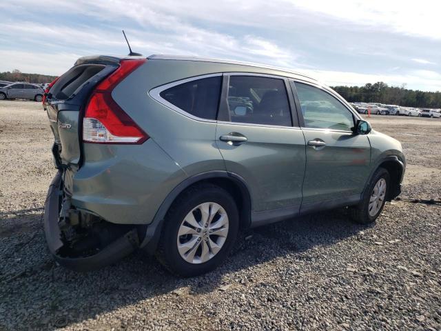 2HKRM4H76CH621187 - 2012 HONDA CR-V EXL TURQUOISE photo 3