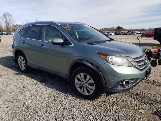 2HKRM4H76CH621187 - 2012 HONDA CR-V EXL TURQUOISE photo 4