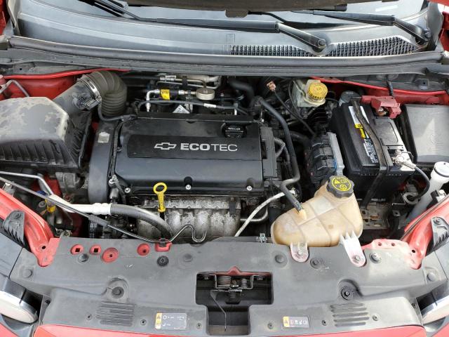 1G1JA5SH1E4219544 - 2014 CHEVROLET SONIC LS RED photo 11