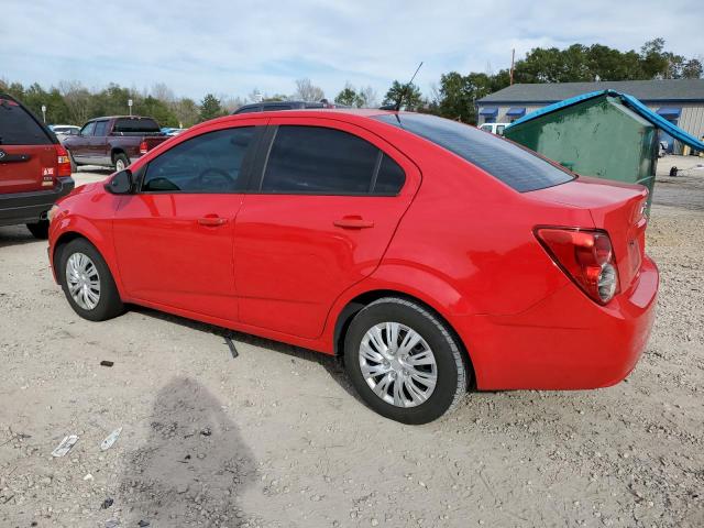 1G1JA5SH1E4219544 - 2014 CHEVROLET SONIC LS RED photo 2