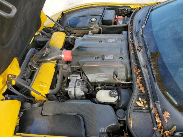 1G1YY32G415125040 - 2001 CHEVROLET CORVETTE YELLOW photo 11