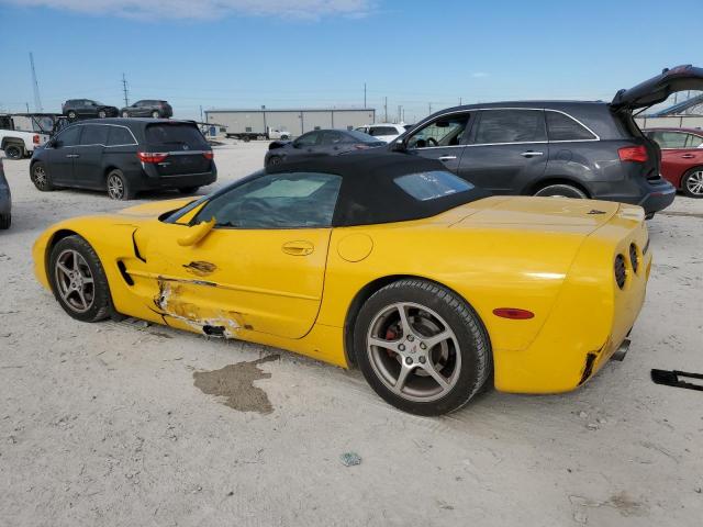 1G1YY32G415125040 - 2001 CHEVROLET CORVETTE YELLOW photo 2