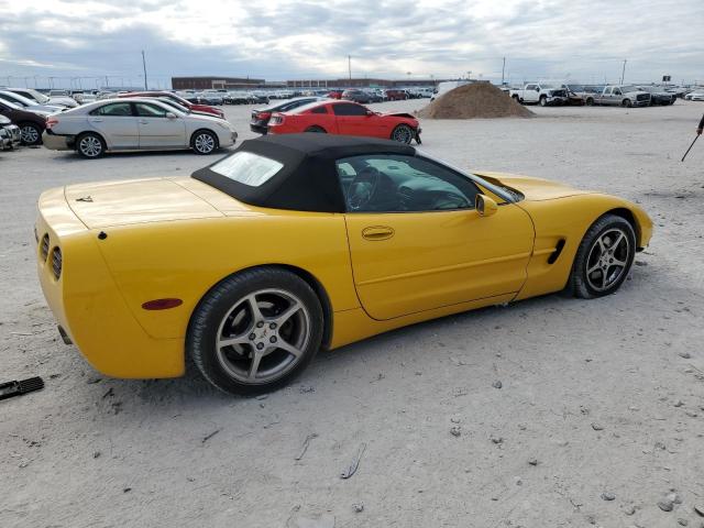 1G1YY32G415125040 - 2001 CHEVROLET CORVETTE YELLOW photo 3