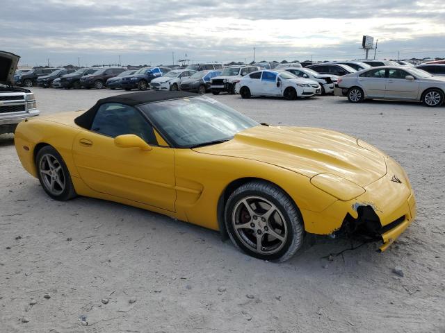 1G1YY32G415125040 - 2001 CHEVROLET CORVETTE YELLOW photo 4