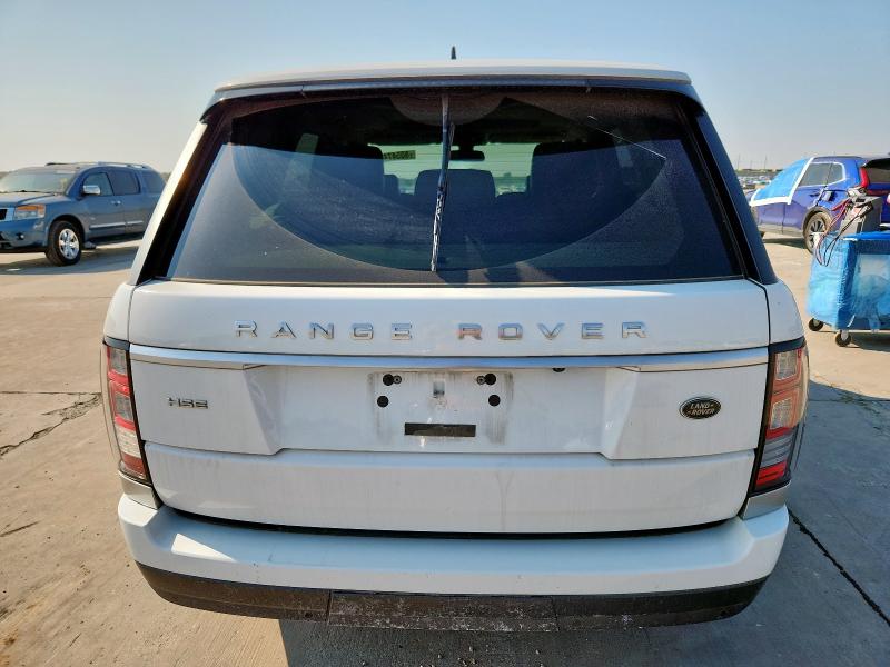 SALGS2VF2FA243242 - 2015 LAND ROVER RANGE ROVE HSE WHITE photo 6