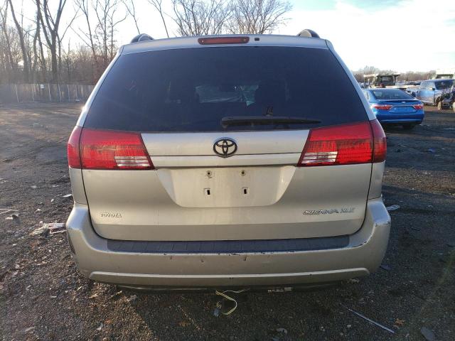 5TDZA22C74S188431 - 2004 TOYOTA SIENNA XLE SILVER photo 6