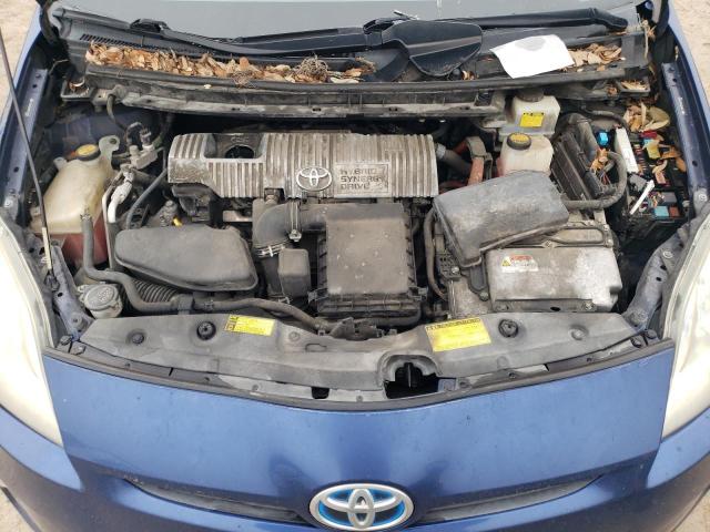 JTDKN3DU8A0018336 - 2010 TOYOTA PRIUS BLUE photo 11