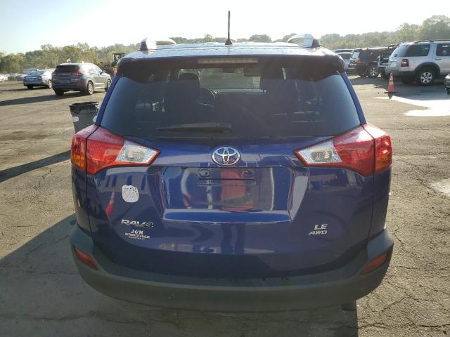 2T3BFREV4FW398897 - 2015 TOYOTA RAV4 LE BLUE photo 6