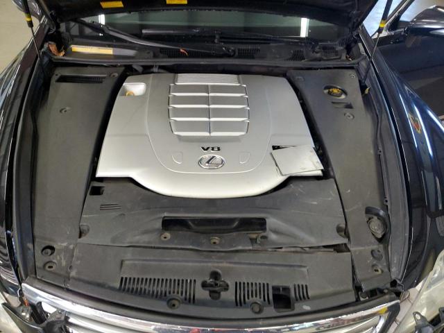 JTHDL1EFXC5004266 - 2012 LEXUS LS 460L BLACK photo 11