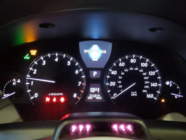 JTHDL1EFXC5004266 - 2012 LEXUS LS 460L BLACK photo 9