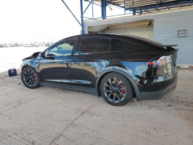 7SAXCBE61RF435903 - 2024 TESLA MODEL X أسود صورة 2