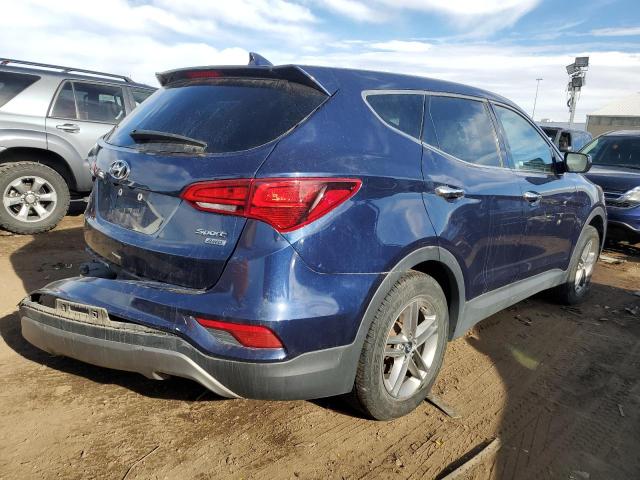 5XYZTDLB4HG461078 - 2017 HYUNDAI SANTA FE S BLUE photo 3