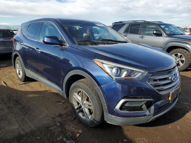 5XYZTDLB4HG461078 - 2017 HYUNDAI SANTA FE S BLUE photo 4