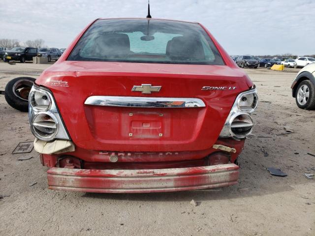 1G1JC5SH7D4155793 - 2013 CHEVROLET SONIC LT RED photo 6