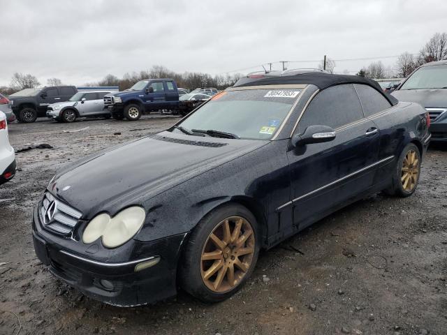 WDBTK56F27F211125 - 2007 MERCEDES-BENZ CLK 350 BLACK photo 1