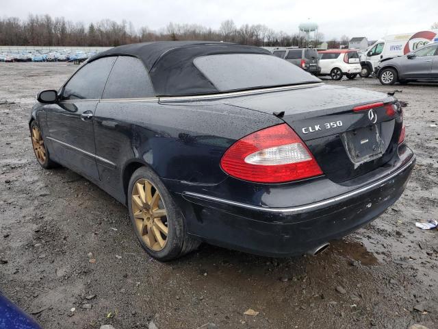 WDBTK56F27F211125 - 2007 MERCEDES-BENZ CLK 350 BLACK photo 2