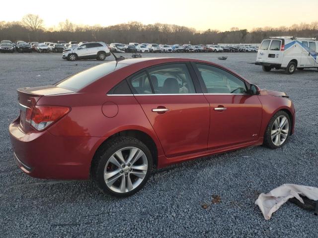 1G1PH5S9XB7295868 - 2011 CHEVROLET CRUZE LTZ RED photo 3