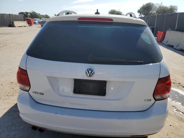 3VWPL7AJ8CM670156 - 2012 VOLKSWAGEN JETTA TDI WHITE photo 6
