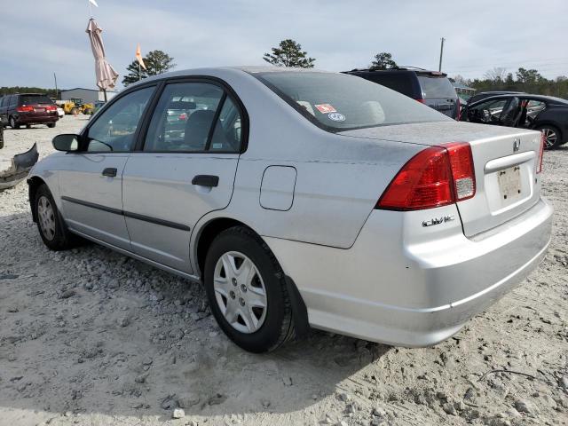 2HGES16334H611599 - 2004 HONDA CIVIC DX VP SILVER photo 2