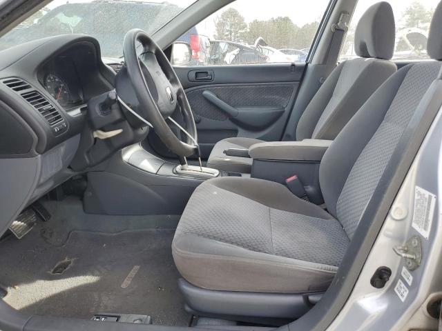 2HGES16334H611599 - 2004 HONDA CIVIC DX VP SILVER photo 7