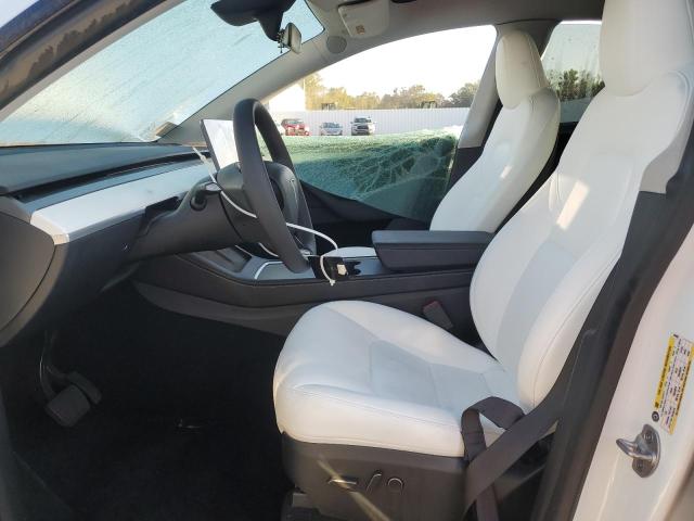 7SAYGDED6RF044698 - 2024 TESLA MODEL Y WHITE photo 7