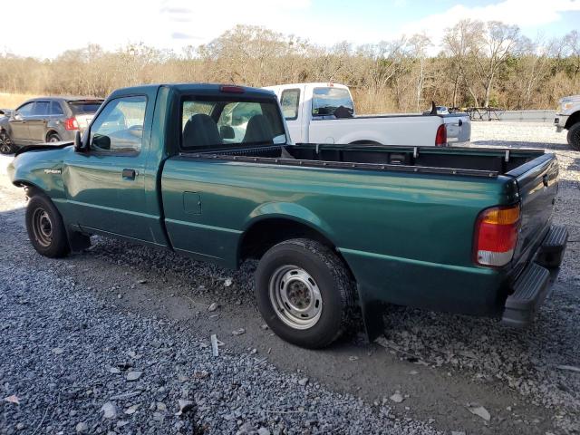 1FTYR10CXXUB00313 - 1999 FORD RANGER GREEN photo 2