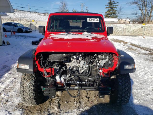 1C4HJXDN6PW519057 - 2023 JEEP WRANGLER SPORT RED photo 5