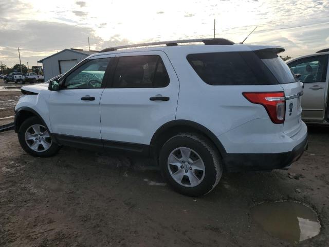 1FM5K8B84DGA47431 - 2013 FORD EXPLORER WHITE photo 2