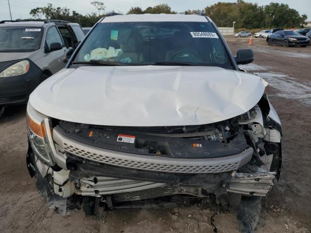 1FM5K8B84DGA47431 - 2013 FORD EXPLORER WHITE photo 5