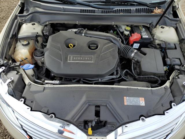 3LN6L2J99GR611564 - 2016 LINCOLN MKZ CREAM photo 11