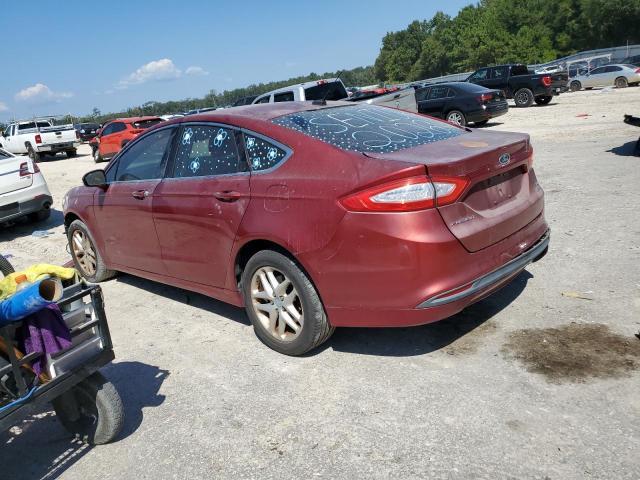 3FA6P0HR1DR181890 - 2013 FORD FUSION SE BURGUNDY photo 2