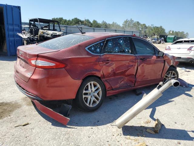 3FA6P0HR1DR181890 - 2013 FORD FUSION SE BURGUNDY photo 3
