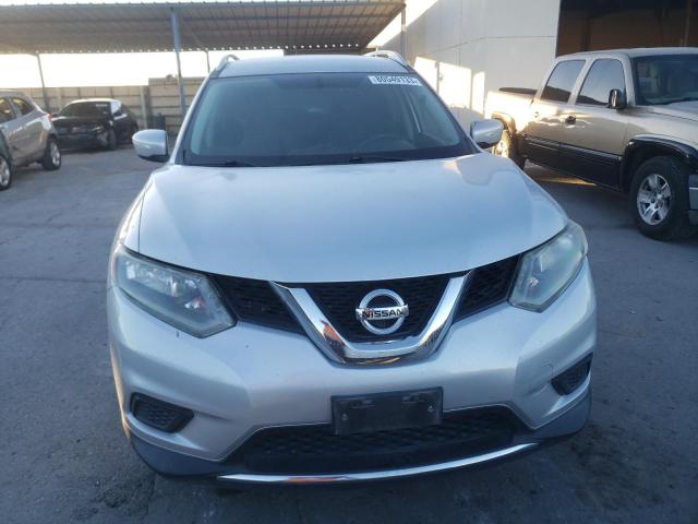 KNMAT2MT7FP559105 - 2015 NISSAN ROGUE S SILVER photo 5