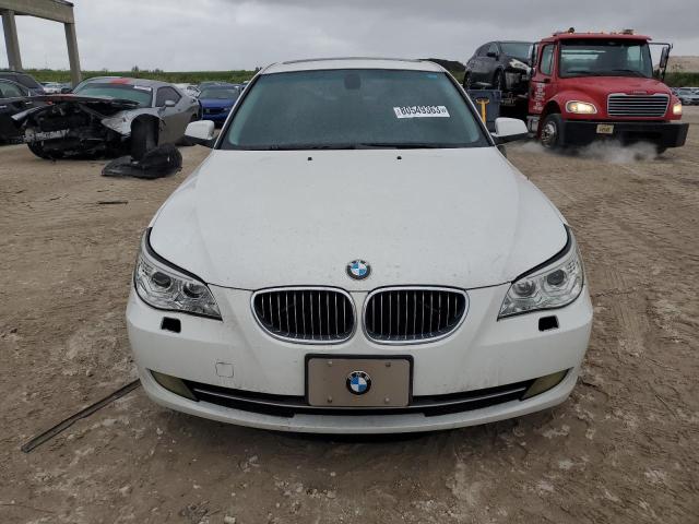 WBANU5C50AC441817 - 2010 BMW 528 I WHITE photo 5