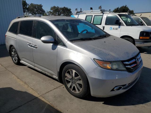 5FNRL5H93EB104392 - 2014 HONDA ODYSSEY TOURING SILVER photo 4