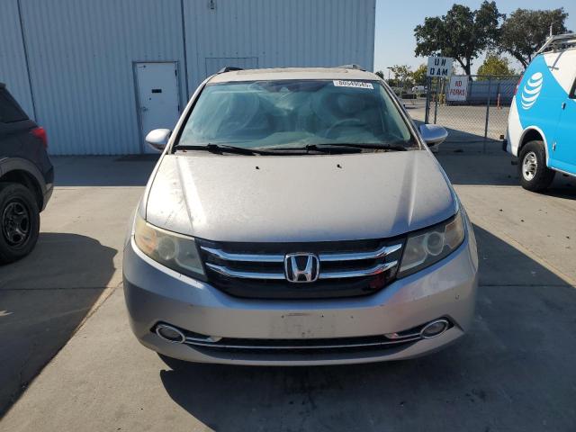 5FNRL5H93EB104392 - 2014 HONDA ODYSSEY TOURING SILVER photo 5
