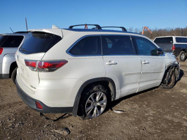 5TDJKRFH1FS076221 - 2015 TOYOTA HIGHLANDER XLE WHITE photo 3