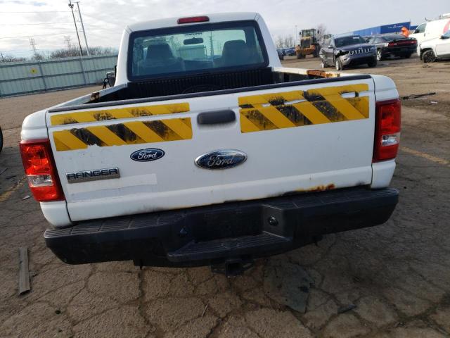 1FTYR10D89PA37903 - 2009 FORD RANGER WHITE photo 6