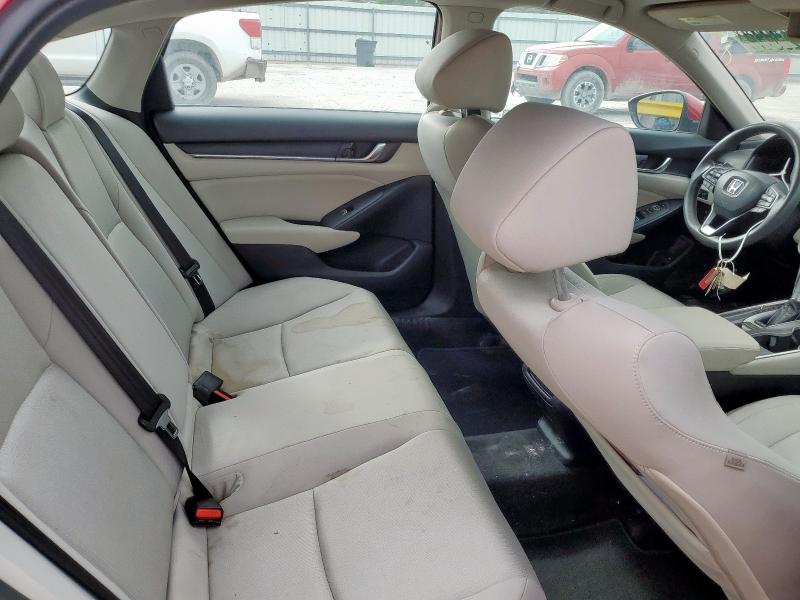 1HGCV1F1XJA214933 - 2018 HONDA ACCORD LX RED photo 10