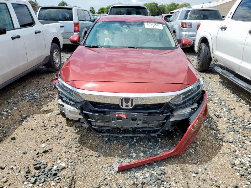 1HGCV1F1XJA214933 - 2018 HONDA ACCORD LX RED photo 5