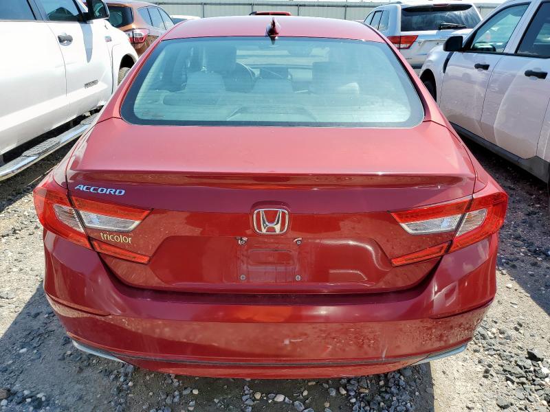 1HGCV1F1XJA214933 - 2018 HONDA ACCORD LX RED photo 6